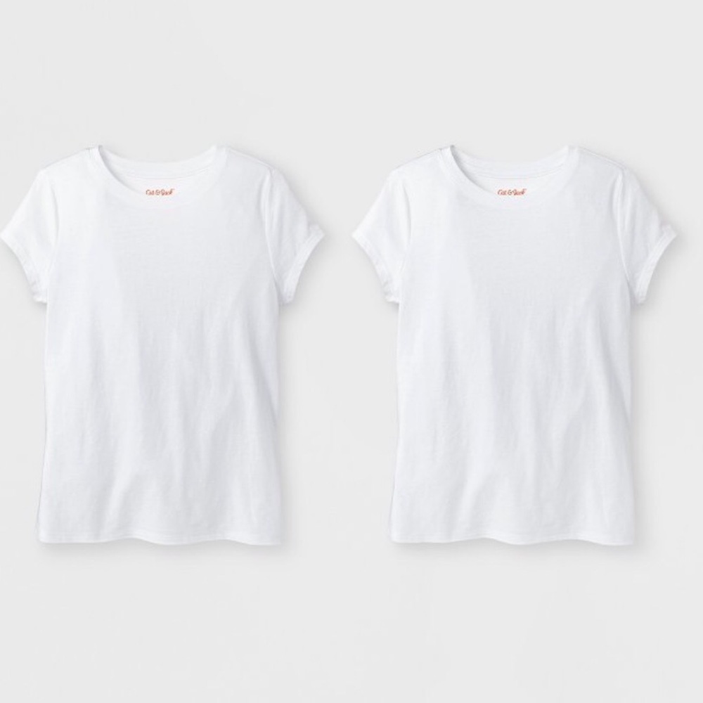 Cat & Jack 2 Pk Girls T-Shirts Sz XL